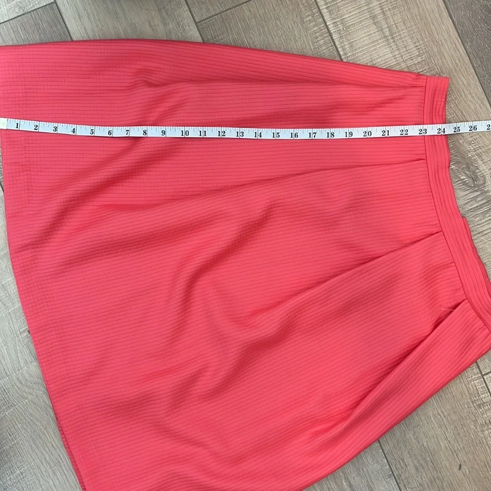 Asos Midi Hot Pink Pleated Skirt Size 10 - Picture 11 of 12